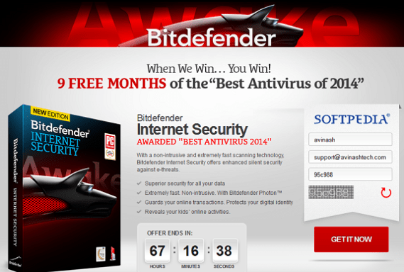 Bitdefender Internet Security Serial Key 2014